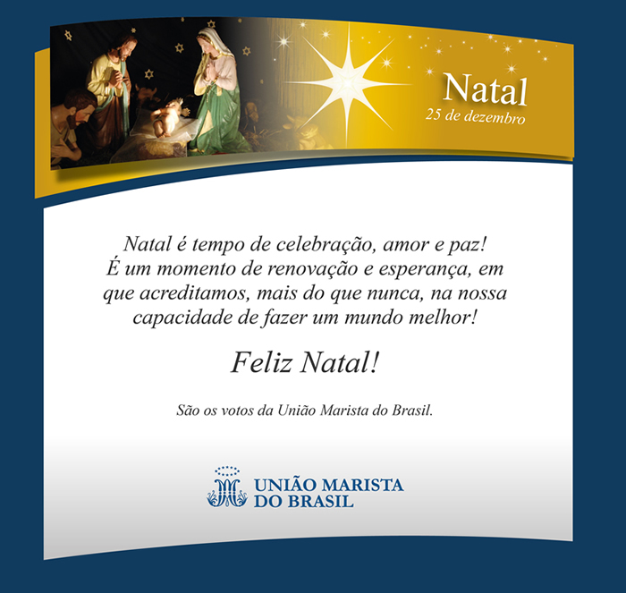 Feliz Natal! – União Marista do Brasil